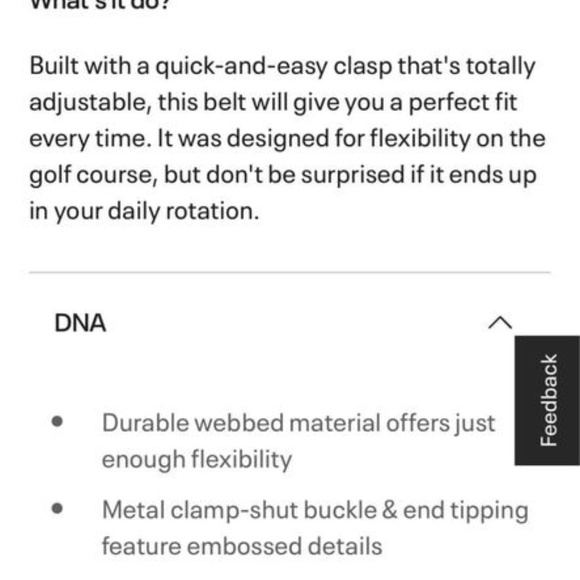 BRAND NEW men under armour golf webbing adjustable reversible navy / khahi belt - Picture 8 of 8